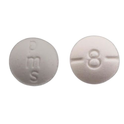 Hydromorphone Rx (Dilaudid) – circle – 8mg